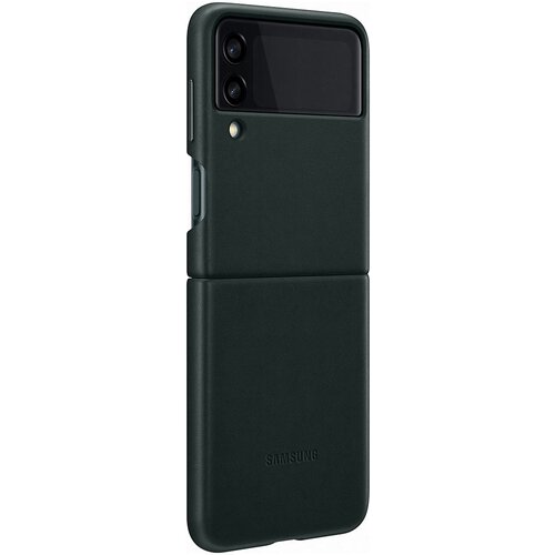 Samsung original usnjen ovitek EF-VF711LBE za Galaxy Z Flip 3 F711 - za&scaron;čita zadnjega dela - zelen Cene
