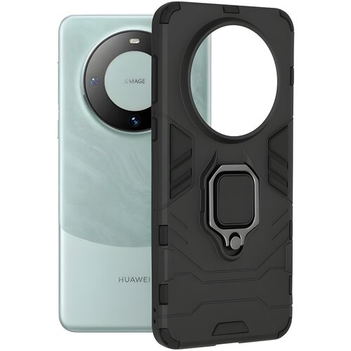  Otporna futrola Ring Armor Case za Huawei Mate 60 Pro - Crna KP29171 Cijene