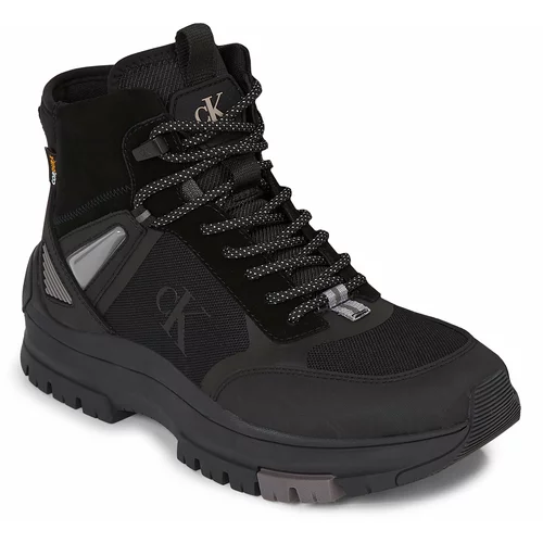 Calvin Klein Jeans Pohodni čevlji Hiking Lace Up Boot Cor YM0YM00762 Black/Stormfront 00T
