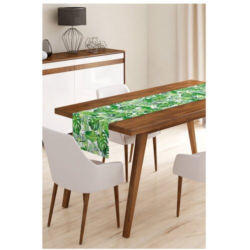 Minimalist Cushion Covers nadstolnjak od mikrovlakana Green Jungle Leaves, 45 x 145 cm Cijene