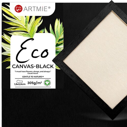 Crno ECO Artist Canvas on Frame | Razne veličine | Various Sizes Slike