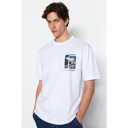 Trendyol T-Shirt - White - Relaxed fit