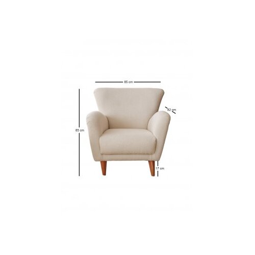 Atelier Del Sofa teddy - white white wing chair Slike