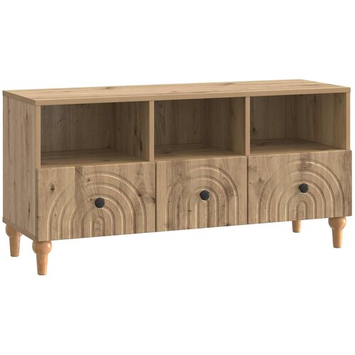 vidaXL TV omarica Obrtni Hrast 102 x 34,5 x 50 cm Konstruirano leseno, (5000202737) Cene