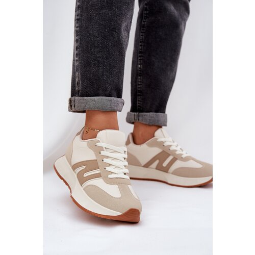 Boto Beige Women's Platform Sports Shoes Emidi Cijene