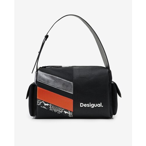 Desigual Orange-Black Ladies Handbag Polka Habana - Women Slike