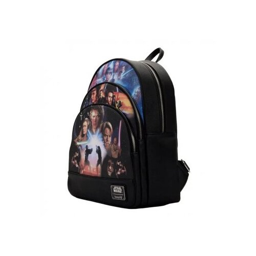 Loungefly Star Wars Trilogy 2 Triple Pocket mini backpack ( 057422 ) Cene