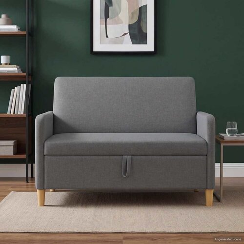 SOFA s pohranom Tamnosiva 122 x 78 x 87 cm Poliester Cijene