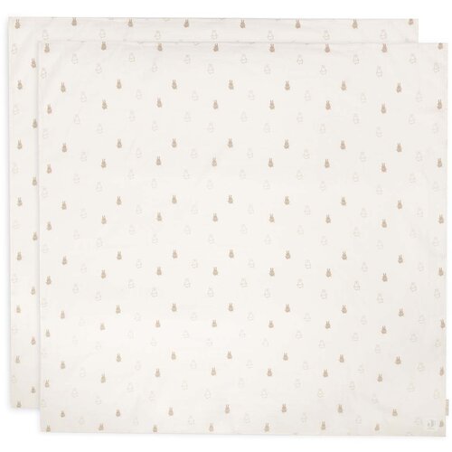 Jollein tetra plenica 2/1, 115x115cm happy miffy nougat Cene
