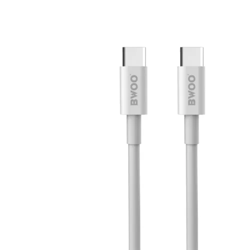 BWOO Kabel USB-C na USB-C X199 1m 100W bel, (20441808)