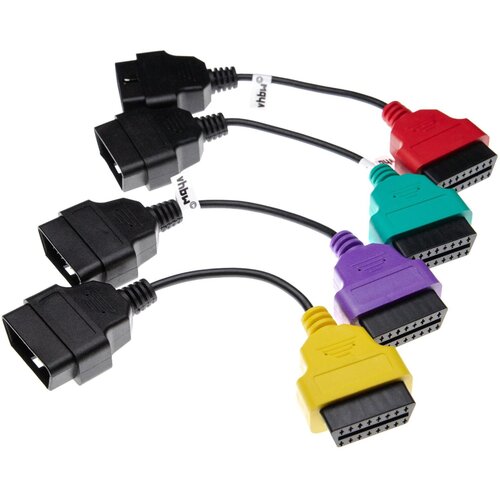 VHBW Adapter iz Alfa Romeo / Fiat / Lancia 16-pin na OBD2, MultiECUScan Slike