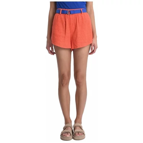 Molly Bracken Kratke hlače & Bermuda Shorts SL499AP - Orange Oranžna