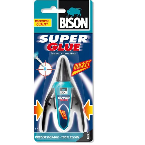 Bison Tekoče lepilo Super Glue Rocket (3 g) Cene