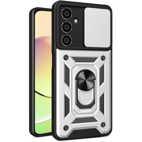  futrola hard protect sa prstenom za samsung galaxy A25 srebrna Slike