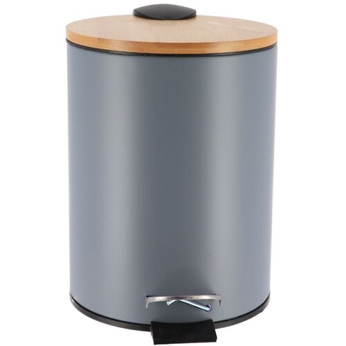 Tendance kanta za smeće 2,5l, metal, na pedalu, soft close, bambus, siva Cijene
