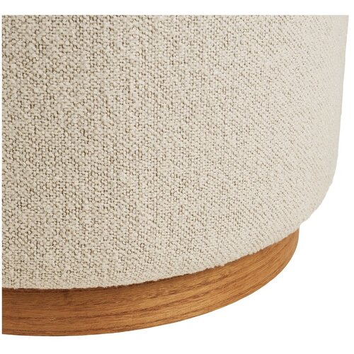 House Nordic Bež tabure iz tkanine boucl&amp;eacute; Daisy &amp;ndash; Slike