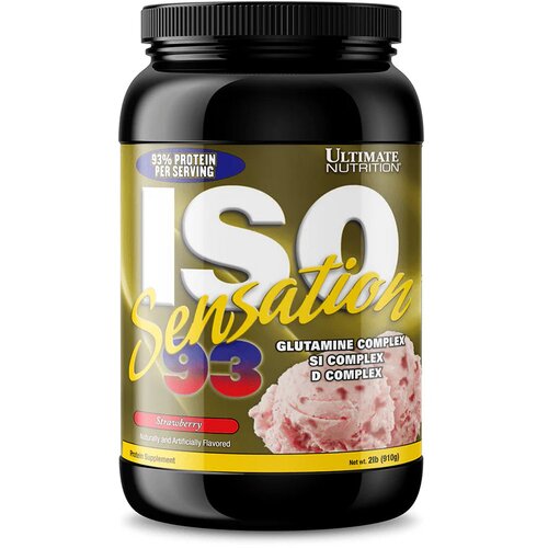 Ultimate Nutrition iso sensation 93 - najčistiji protein za maksimalne rezultate - jagoda 0.91kg Cene