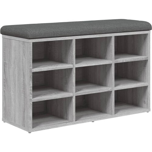 Maison Chic Klop za čevlje - Sedež za čevlje siva sonoma 82x32x50 cm inženirski les, (21777885) Slike