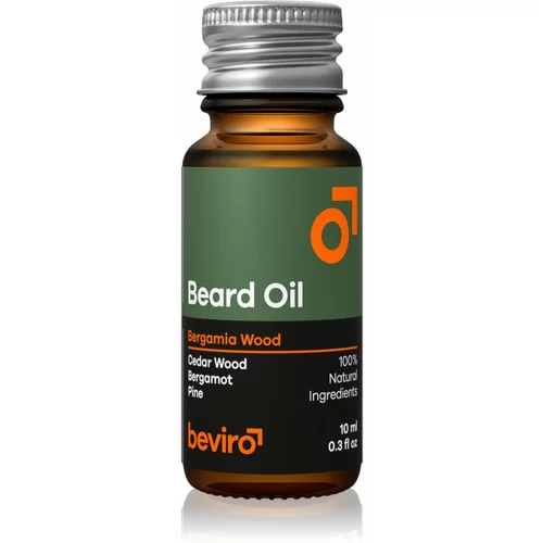 Beviro Bergamia Wood olje za brado z vonjem lesa 10 ml