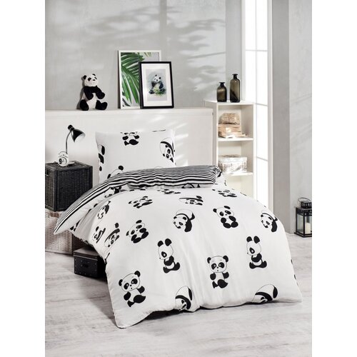 Antalya posteljina (140x200) Panda Black Cene
