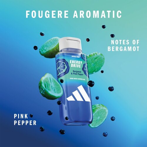 Adidas Vibes Energy Drive gel za prhanje uniseks 400 ml Slike