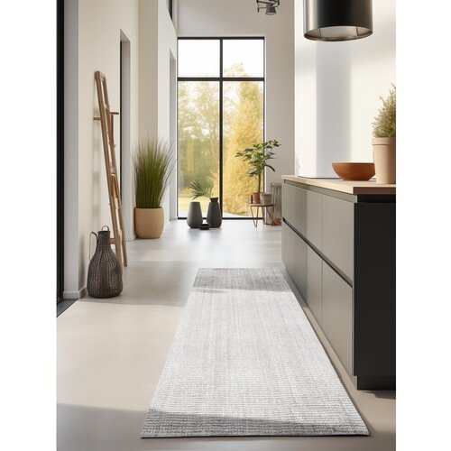 Hanse Home Svetlo siv obojestranski/ročno tkan tekač iz jute 80x200 cm Boucl&amp;eacute; Jaipur &amp;ndash; Slike