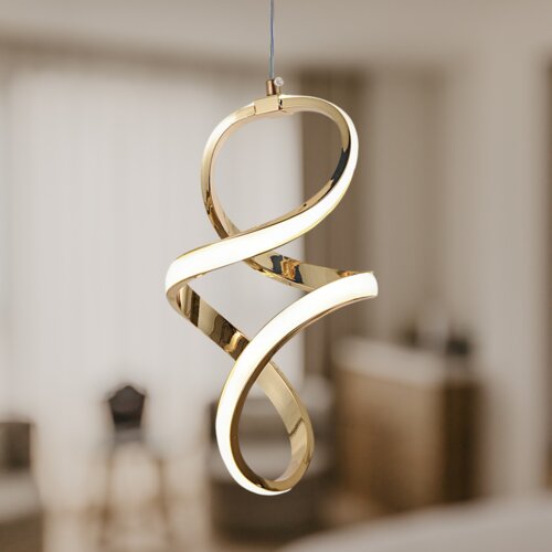Toolight Viseća LED lampa G074-1CP Gold Slike