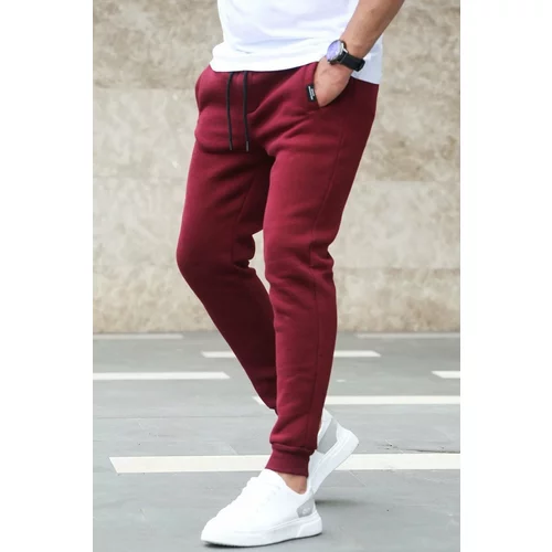 Madmext Claret Red Basic Tracksuit 4210