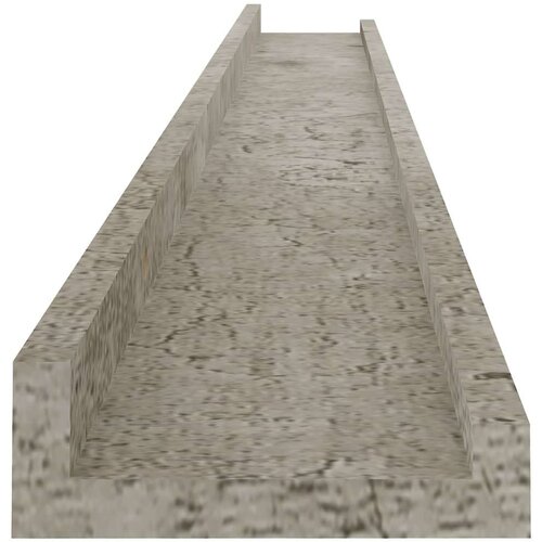 vidaXL Stenska polica 2 kosa betonsko siva 100x9x3 cm, (20765123) Cene