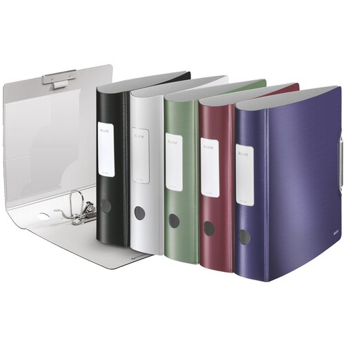 Leitz mapa Active Style, 180 stopinj, 80 mm, arktično bela, (21651532) Slike