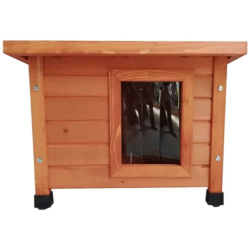  @Pet vanjska kućica za mačke 57 x 45 x 43 cm drvena smeđa