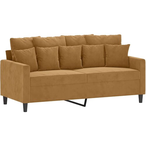  3-dijelni set sofa s jastucima smeđi bar&amp;scaron;unasti Slike