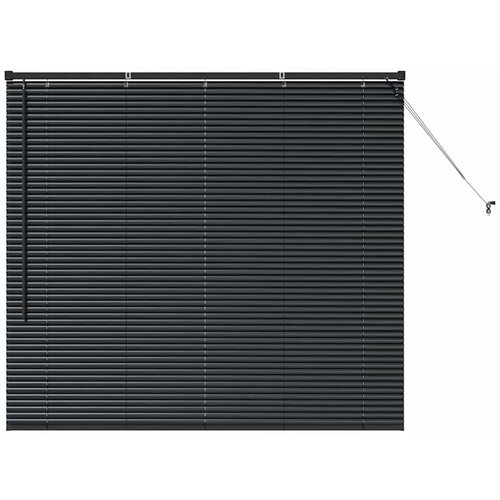 vidaXL Venecijanske žaluzije Črna 130 x 145 cm Aluminij, (5000178573) Cene