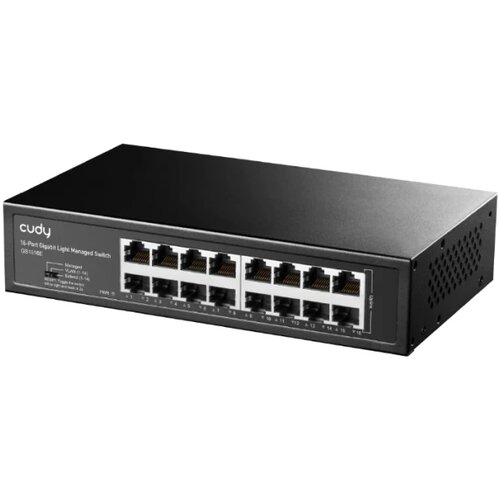 Cudy GS1016E,16-Port Gigabit Light Managed Switch,100m/1000Mbps Cene