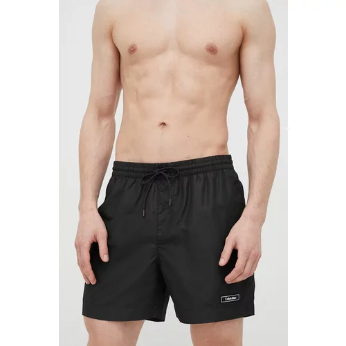 Calvin Klein Kratke hlače za kupanje boja: crna