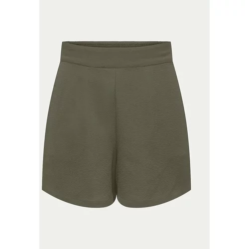 Only Kratke hlače iz tkanine Nova 15325521 Zelena Regular Fit