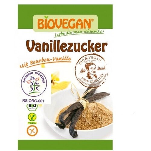 Bio Vegan vanilin šećer bourbon organski bez glutena 8g Slike