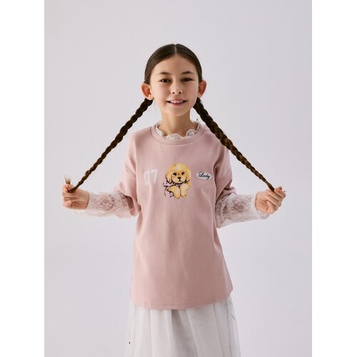 Reserved GIRLS` BLOUSE - ružičasta Cene