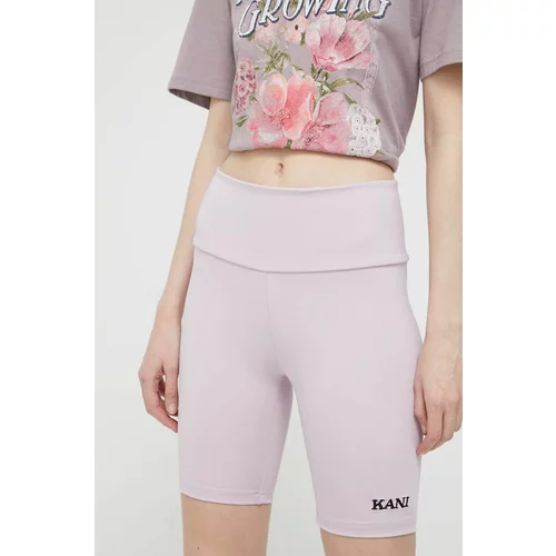 Karl Kani Kratke hlače ženski, roza barva