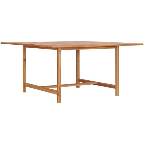 The Living Store Vrtna miza 150x150x76 cm trdna tikovina - Jedilna Miza, (21473873) Slike