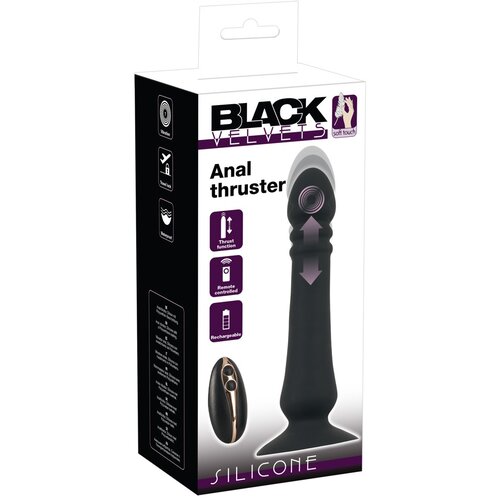 Black Velvets Silicone Anal Thruster Cene