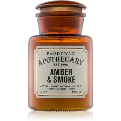 Paddywax Apothecary Amber & Smoke mirisna svijeća 226 g