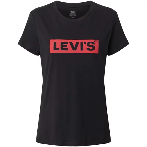 Levi's Majica 'THE PERFECT TEE BLACKS' crvena / crna