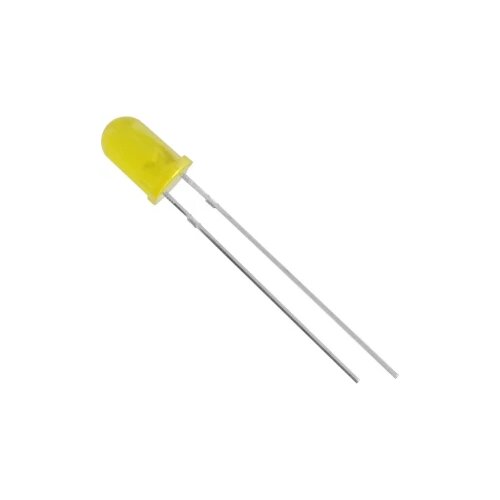 TRU COMPONENTS Ožičana LED dioda, žute boje, okrugla 5 mm 130 mcd 50 &amp;deg; 20 mA 2.1 V 1573743 Slike