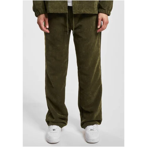 DEF Men's Cord Sweatpants Olive