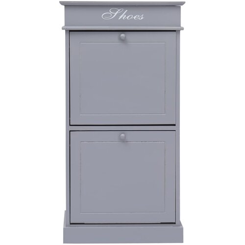 Maison Chic Omarica za obutev - Kopa za čevlje siva 50x28x98 cm les pavlovnije, (21777825) Cene
