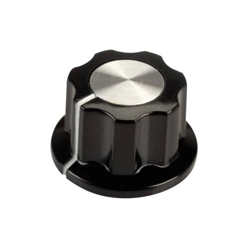 SCI Vrtljivi gumb, crne, bijele boje (promjer x V) 19.5 mm x 11.5 mm RN-99F(6.4mm) 1 kom. Slike