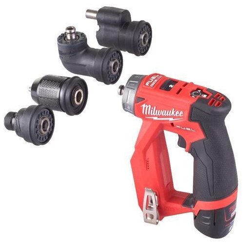 Milwaukee Akumulatorski vrtalnik vijačnik 4v1 M12 FDDXKIT-202X Slike