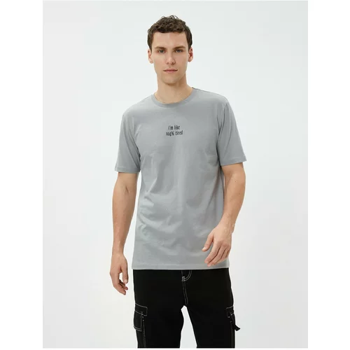 Koton Printed T-Shirt Short Sleeve Crew Neck Cotton
