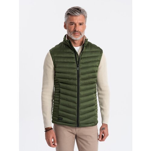 Ombre Men's quilted vest Cene